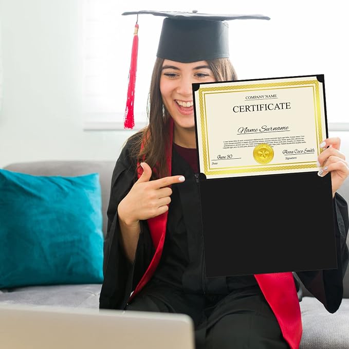 150 Pcs Certificate Kit Include 50 Certificates Holders 50 Certificate Paper 50 - Image 5