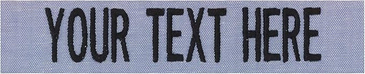 Custom Uniform Name Tapes Solid Colors. Made in The U.S.A. Ships Under 24 by NORTHERNSAFARI
