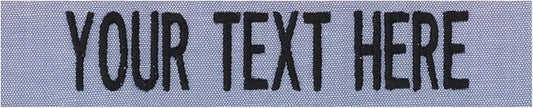 Custom Uniform Name Tapes Solid Colors. Made in The U.S.A. Ships Under 24 by NORTHERNSAFARI