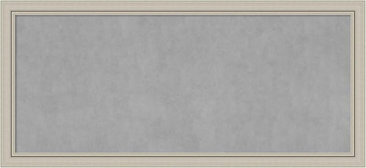 Amanti Art Silver Framed Magnetic Board 24x52 Oversize Vision Board by AmantiArt