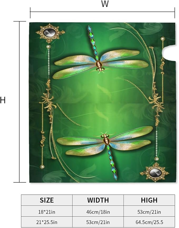 Green Dragonfly Welcome Magnetic Mailbox Cover, Mailbox Wrap Decorative - Image 5