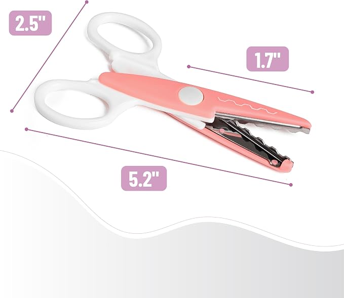 Mr. Pen- Craft Scissors Decorative Edge, 6 Pack, Scrapbooking - Image 3
