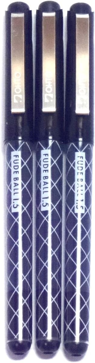 OHTO Fude Ballpoint Pen Extra Bold, 3 pens per Pack by OHTO