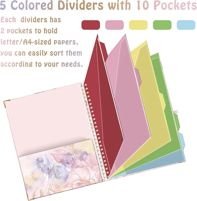 HAUTOCO Clipboard Folio with Refillable Notepad - Image 7