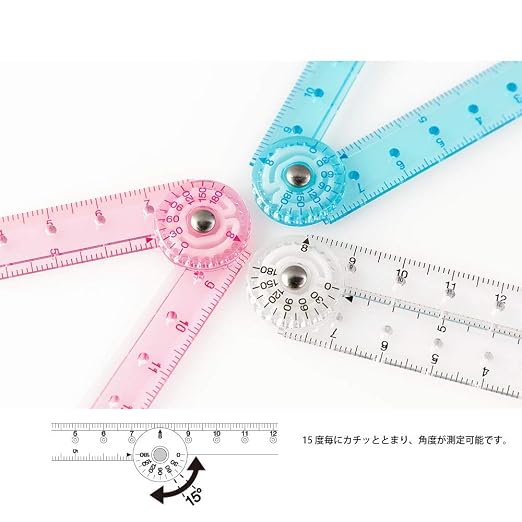 DESIGNPHIL 42263006 Midori Multi Ruler, 6.3 inches, Transparent - Image 4