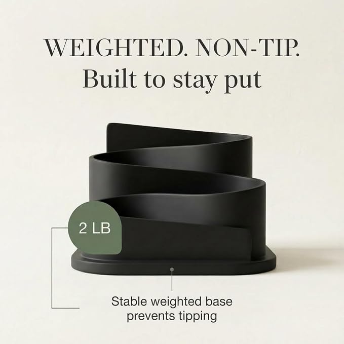 OAKOA Black Desk Organizer - Image 4