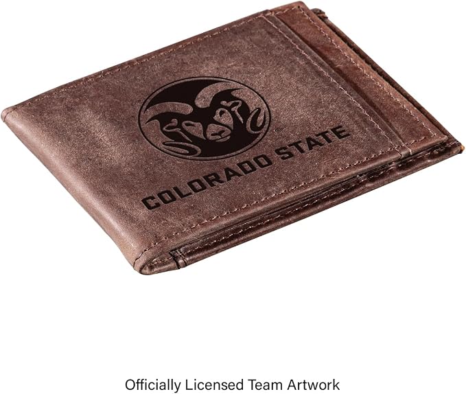 Team Sports America NCAA Colorado State University Front Pocket Slim Wallet - Image 2