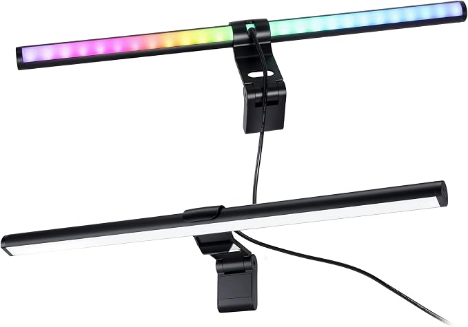 RGB Monitor Light Bar Dual USB Reading Screen Lamp Touch Switch | Dual-Sided 15 by Kitmose