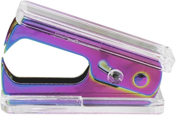 NatSumeBasics Cute Staple Remover Rainbow Clear Stapler Puller Removal Tool by NatSumeBasics