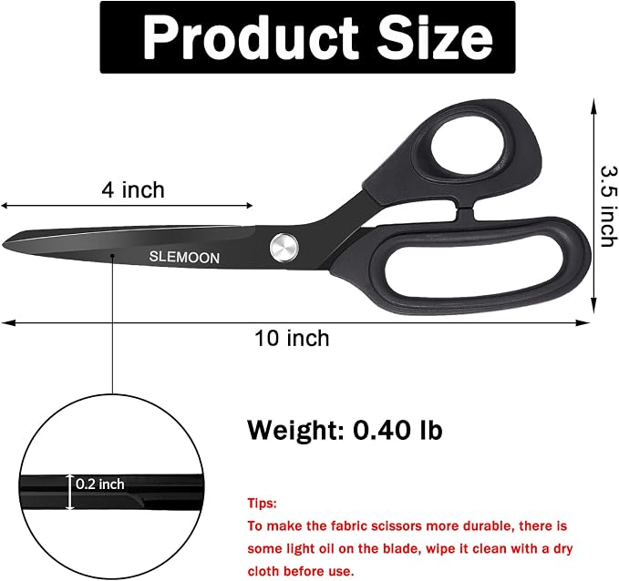 10" Scissors All Purpose, Heavy Duty Scissors - Image 7