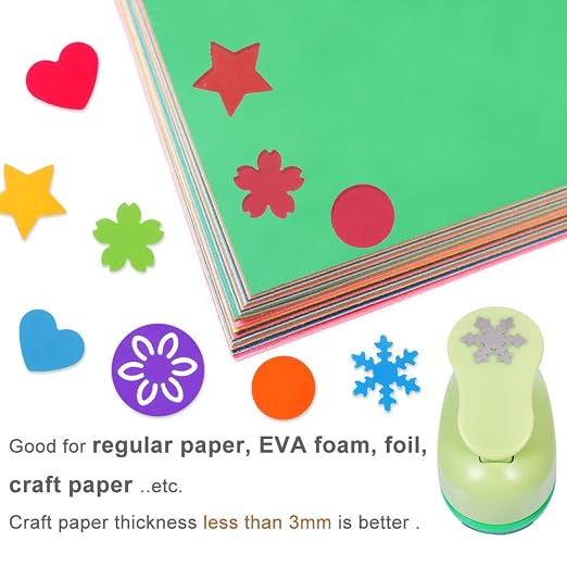 UCEC Paper Punches for Crafting, Hole Punch for Kids, 1 Inch Craft Hole Punch - Image 7