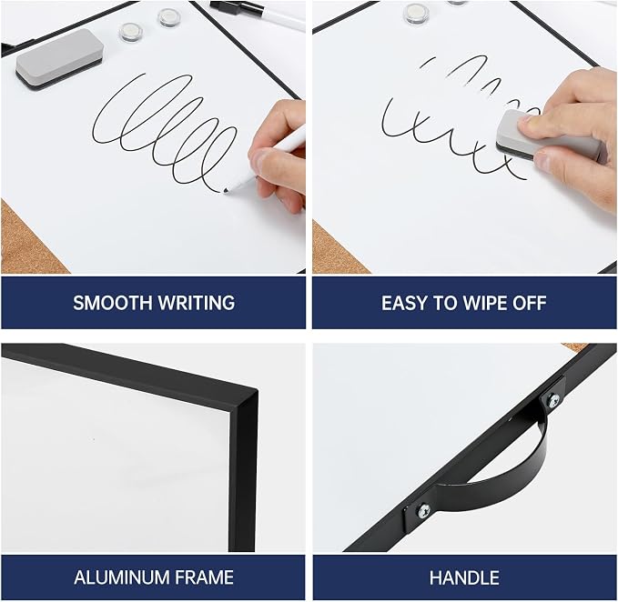 Small Cork Board Whiteboard Combo - Image 3