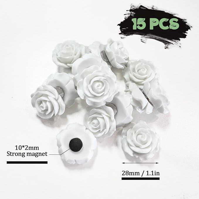 15 pcs - Cute Flower Magnet - Image 3