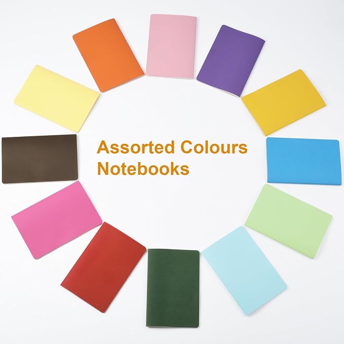 ZCZN 24 Pack Colorful Blank Notebooks Bulk, A5 Journals - Image 8