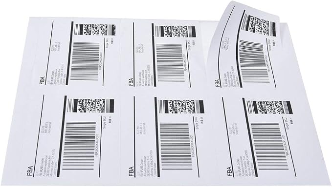 9527 Product 6 up 3-1/3" x 4" Sticker Labels Shipping Address Labels - Image 3