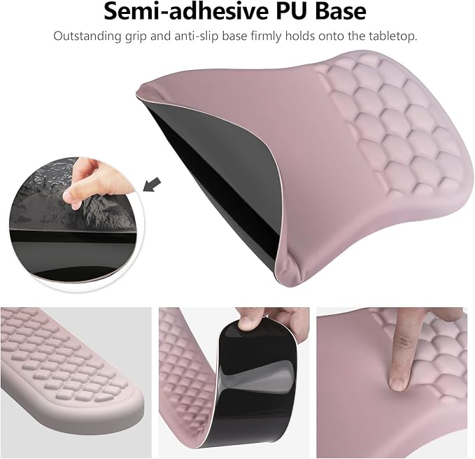 Mouse Pad with Wrist Rest & Keyboard Wrist Rest, Memory Foam - Image 4