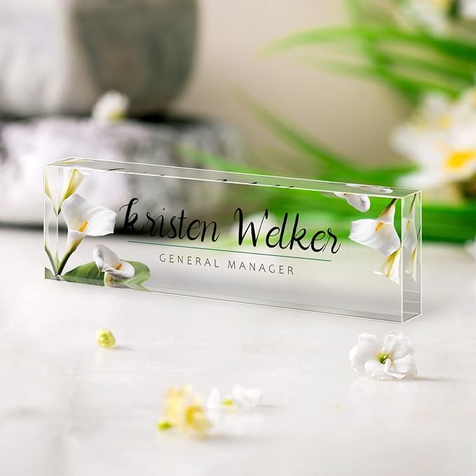 Desk Name Plate Personalized, Custom Name Plates - Image 2