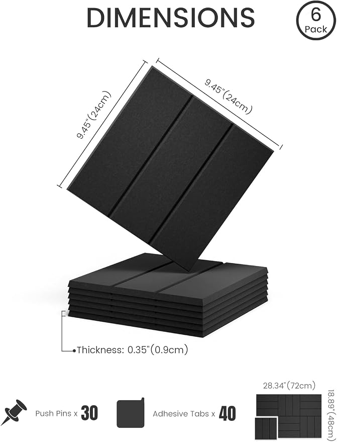 Felt Bulletin Board Tiles -28"x18" - Image 2