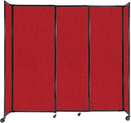 Versare Straightwall Sliding Portable Wall Partition | Freestanding Office by VERSARE