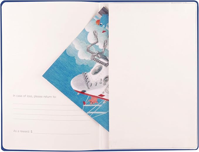 Comix Lined Journal Notebook for Women Men, Journaling Notebooks for Office School Home, 240 Pages, 5.5" x 8.3", College Ruled, A5, Hardcover, Navy Blue-DeskLoop Office