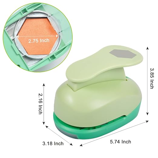 UCEC 2.75 Inch Hexagon Paper Punch - Image 6