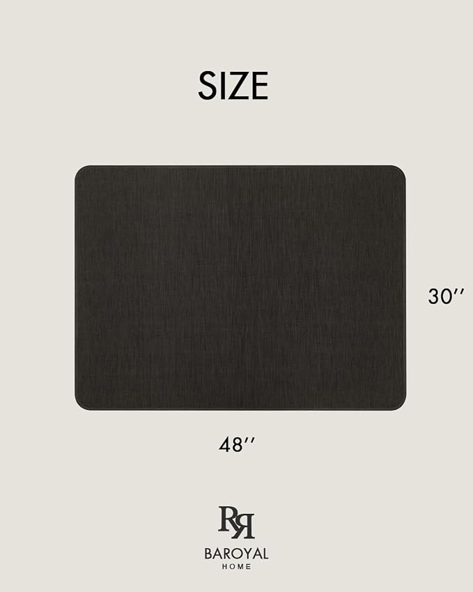BARoyal Office Chair Mat for Hardwood Floor Under Desk Computer Rolling Chair - Image 6