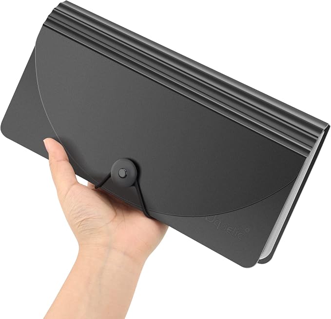 Uquelic Stand Receipt Organizer Folder - Image 3