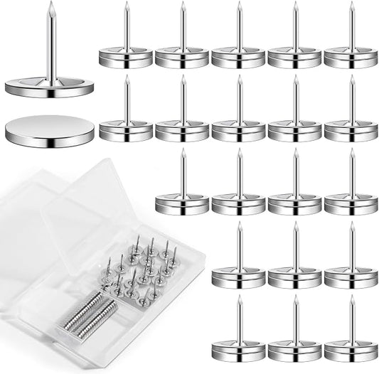 rhinocats Magnetic Push Pins, 20 Sets Magnet Thumbtack by rhinocats