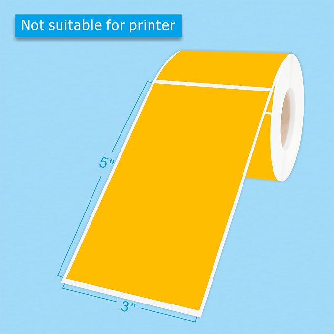 PARLAIM 3 x 5 inch Rectangle Sticker Labels Adhesive Color Code Stickers - Image 2