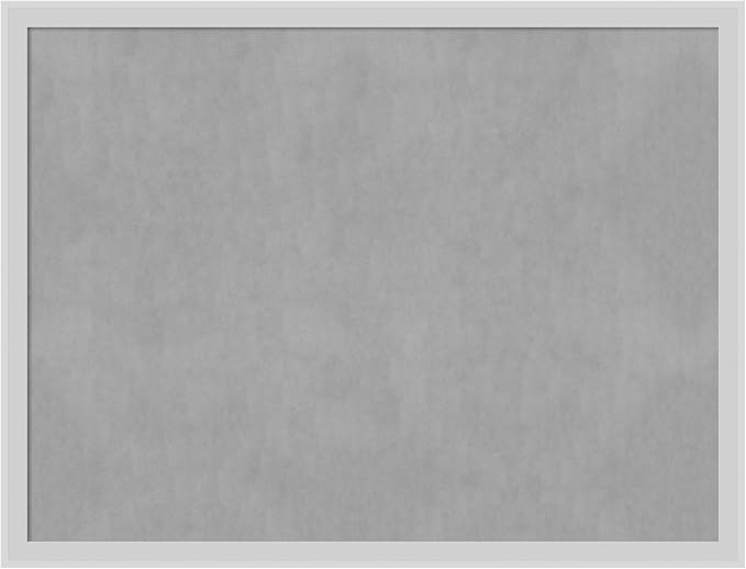 Amanti Art Silver Framed Magnetic Board 19x25 Medium Vision Board by AmantiArt