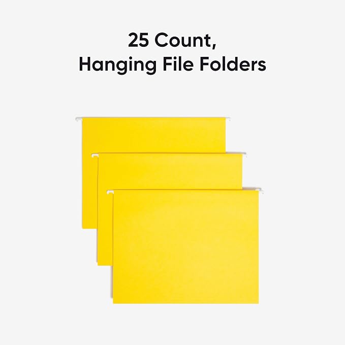 Smead Standard Hanging File Folders, 1/5-Cut Adjustable Tabs, Letter Size - Image 3