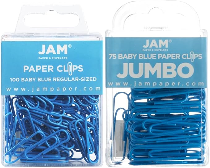 JAM PAPER Combo Pack Colorful Paper Clips by JAMPaper