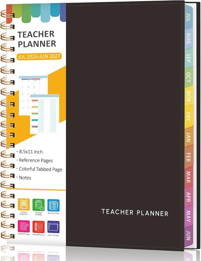 Teacher Planner 2026-2027, July 2026 by VALOME