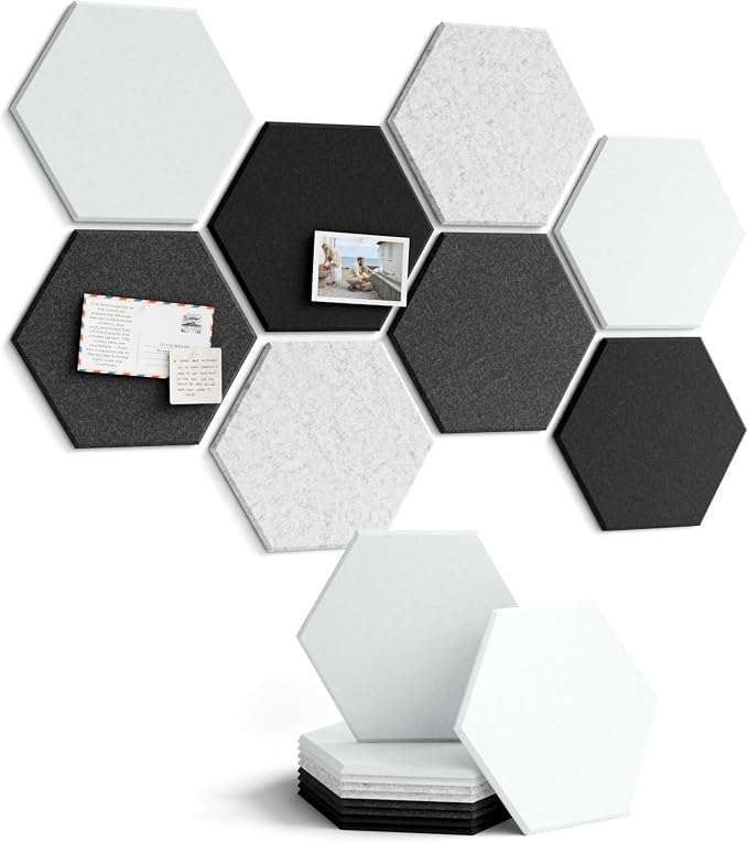 Fluxynara Hexagon Cork Board Alternative by FLUXYNARA