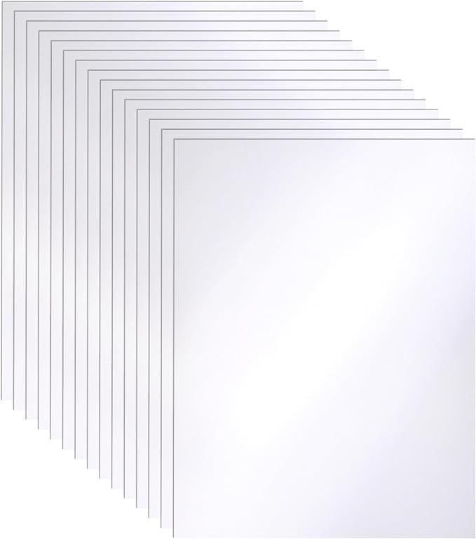100 Sheets Shimmer White Cardstock 8.5 x 11 Printer Paper, 92lb Heavyweight by Guakicae