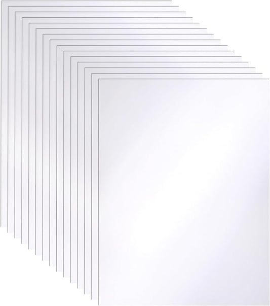 100 Sheets Shimmer White Cardstock 8.5 x 11 Printer Paper, 92lb Heavyweight by Guakicae