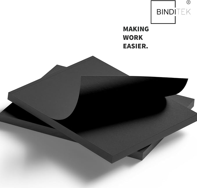 Binditek 50 Pack 16 Mil Sand-Textured Polycover, 11 x 17 Inches Front and Back - Image 9