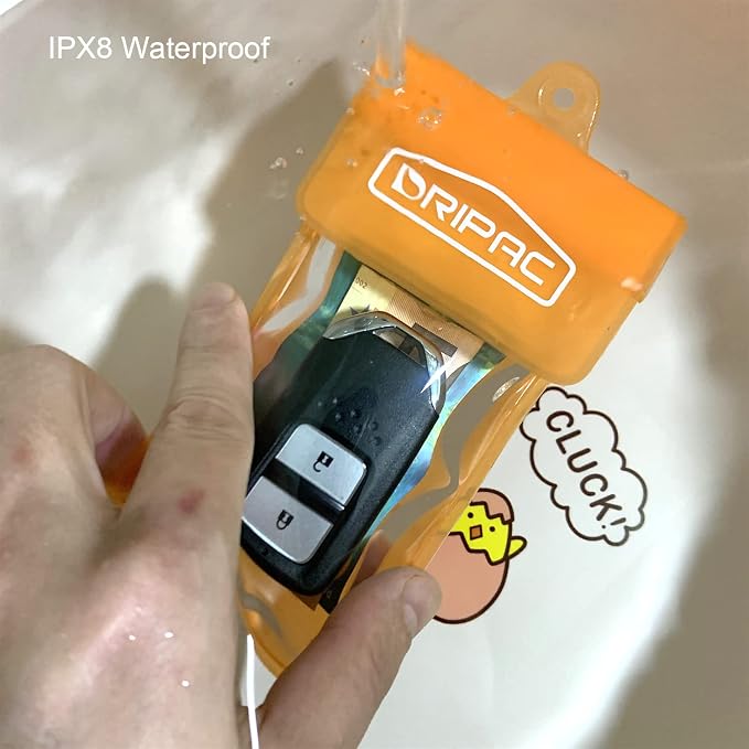 DRIPAC Waterproof Car Key FOB Case Waterproof Wallet Waterproof Holder Pouch - Image 5