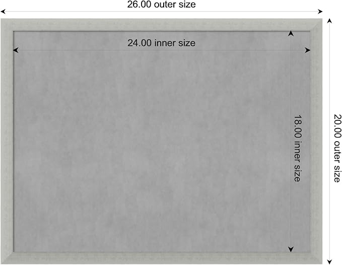 Amanti Art Silver Framed Magnetic Board 20x26 Medium Vision Board - Image 4