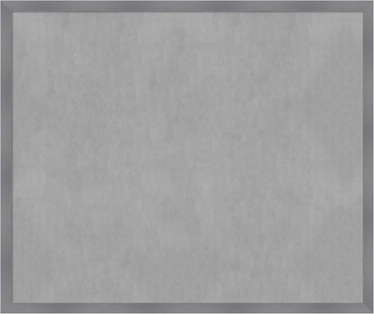 Amanti Art Grey Framed Magnetic Board 42x50 Oversize Vision Board by AmantiArt