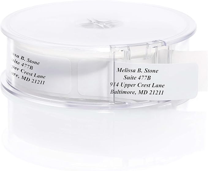White Personalized Return Address Labels by ArtisticDirect