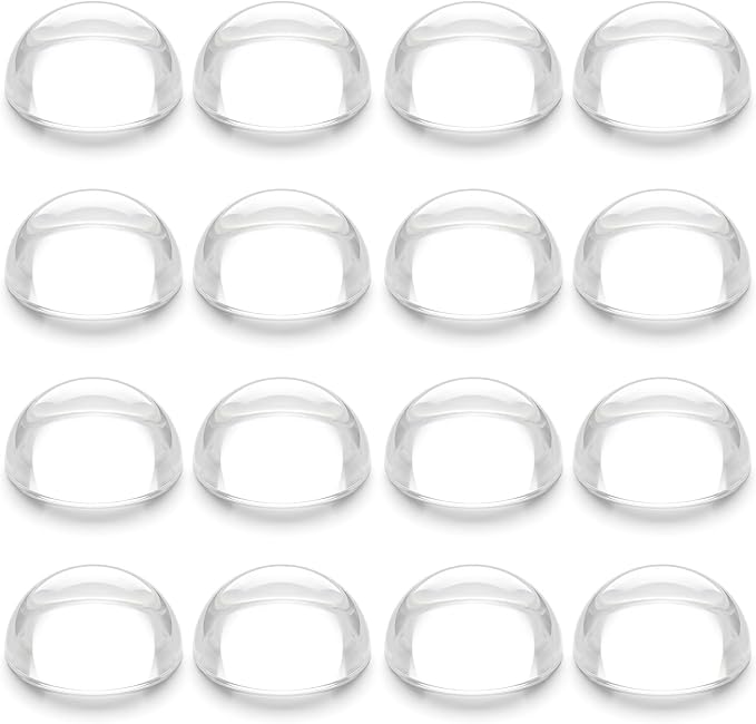 16 Pcs Crystal Dome Magnifying Paperweight, Paper Weights Clear Distortion-Free by Unknown