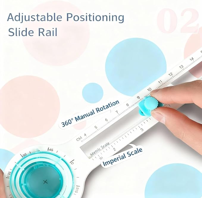 Circle Cutter, Adjustable Circle Paper Cutter - Image 4