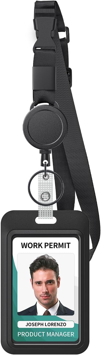 Uniclife Retractable Adjustable Lanyard Heavy Duty Neck Lanyard - Image 8