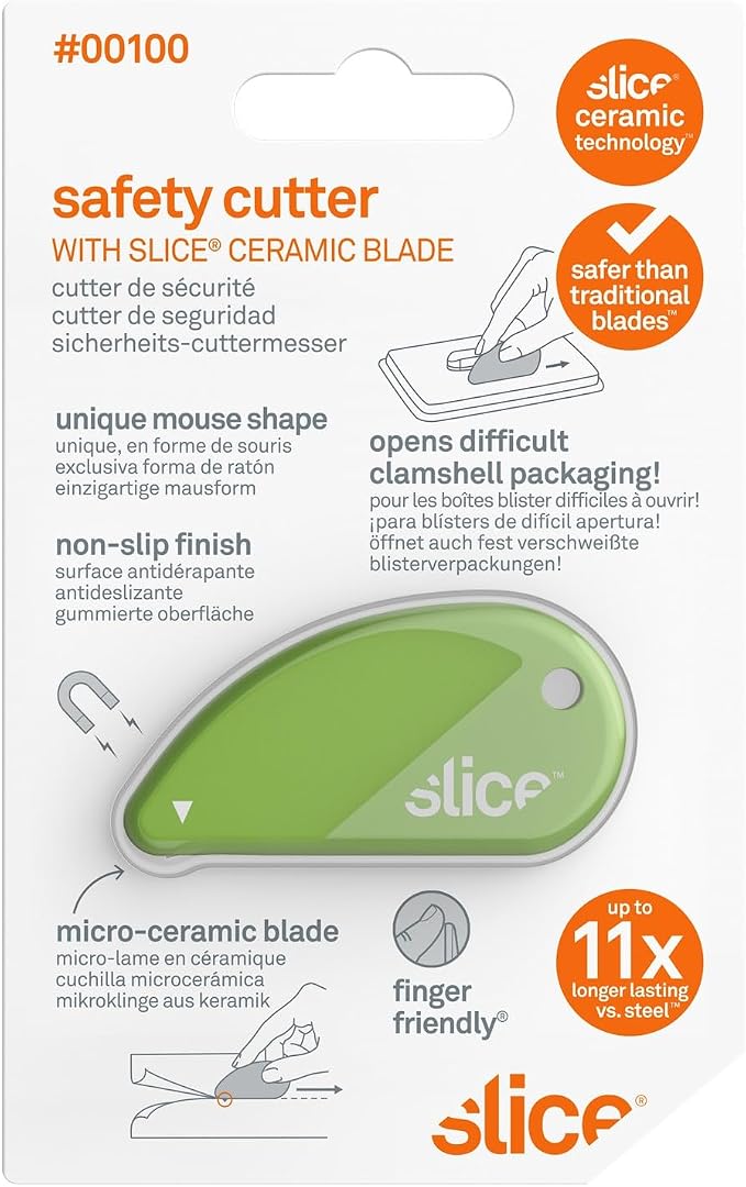 Slice 00100 Ceramic Blade Safety Cutter, Opens Clamshell Packaging, Coupon - Image 2