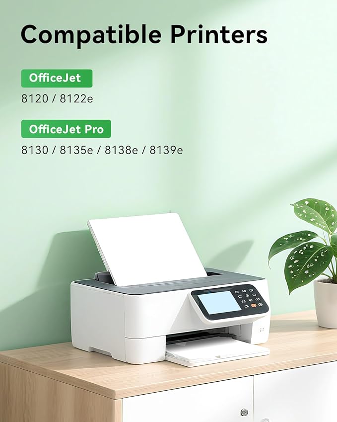 923 923e Ink Cartridges with chip Printers 4-Pack High Yield Black Cyan Magenta Yellow Replacement for HP 923 923e 923XL Ink Compatible for OfficeJet Pro 8135e 8138e 8139e 8122e 8120 8123 8130 8133-DeskLoop Office