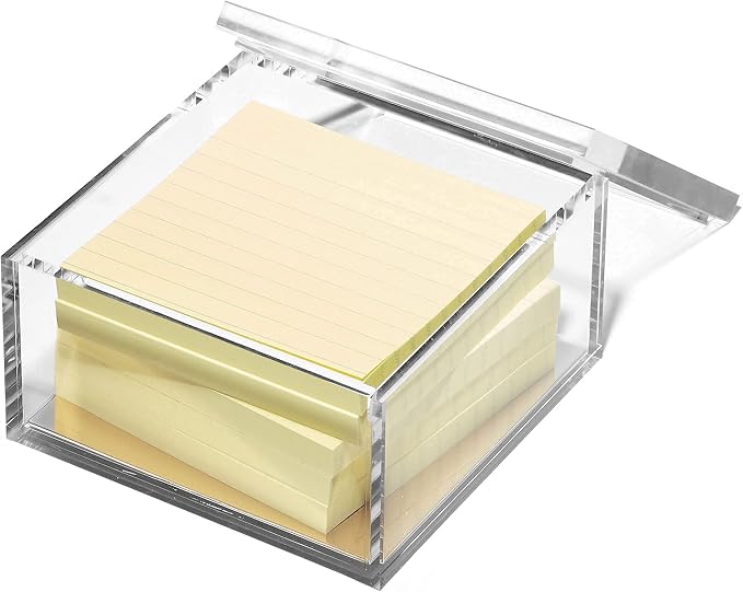 OfficeGoods Acrylic Desk Organizer w/Silver Base – Functional & Elegant Odds & - Image 6