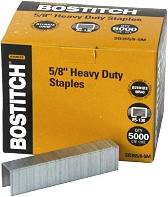 Bostitch Heavy Duty Premium Staples, 85–130 Sheets, 5/8" – 5 by BostitchOfficeProducts