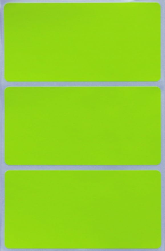 Royal Green Rectangular Stickers Color-Coding Labels by RoyalGreen