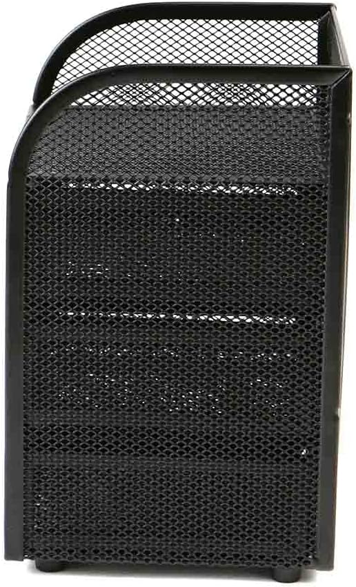 Mind Reader Desktop Accessory Storage, Paper Binder Clip Basket, Metal Mesh - Image 8